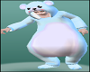 Crazy Dance Kids Boys Blue Bear suit Halloween Costumes bedtime
