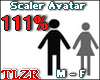 Scaler Avatar M - F 111%