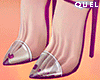 Q 🤍 Mina Wine Heels