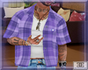 Purple Flannel & Tee
