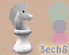 Chess Knight White Marbl