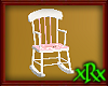 Rocker Chair White/Pink