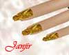 JJ~GOLD SPARKLE NAIL