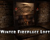 #Winter Fireplace Loft