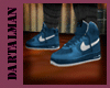 blue shoes 