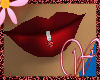 WF>Diamond&Ruby~Lip Ring