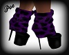 Purple Cheetah Cuff Boot