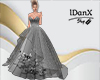 Grey Flower Dress