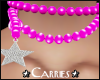 C Neon Pink Pearls