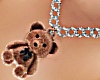 Teddy Plush Bear Necklac