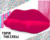 T// Pink Lips Couch