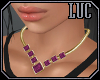 [luc] necklace g rose