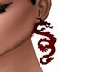 Crimson Dragon Earrings