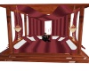 CANOPY DARK RED-BED/SOFA
