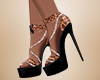 Glitter Brown Heels-R