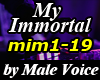 My Immortal - Male Voice
