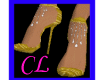 CL Gold shoes