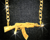 AK47 Gold Medallion