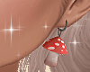 Mushroom earrings