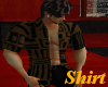 (AMT)Brown N Black Shirt