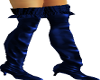AC*dark blue high boots