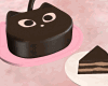 Chocolate kitty cake ♡