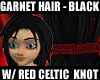 Blk Garnet w/ red celtic
