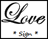 Onyx LOVE Sign