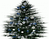 Xmas Blue Crystal Tree
