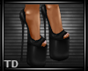 TD l Retro Black Heels