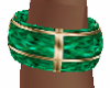 Gold/Emerald Bracelets