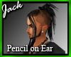Pencil on Ear 