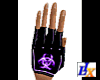 Purple BabyBlue Gloves M