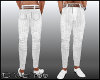 D- Hip White Pants