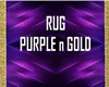 GM's Purple n Gold Rug
