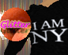 I am NY hoody-txtr blk