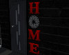 Home Red Door Sign -