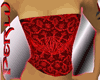 (PX)Pearl Red Corset