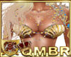 QMBR Mermaid Shells Gold