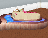 Heart shaped water bed