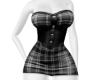 Plaid Black Dress
