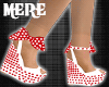 white dot red sexy shoes