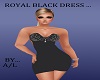 A/L ROYAL BLACK DRESS /F