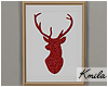 |K Festive Deer Frame