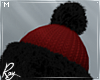 Red and Black Winter Hat