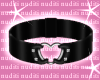 Leather Heart Choker