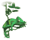 Green Animated Cameleon