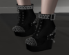 !M! Silver+Black Boots