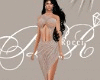 (BR) Nude Dress Cutout