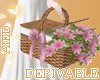 Flower Picnic Basket